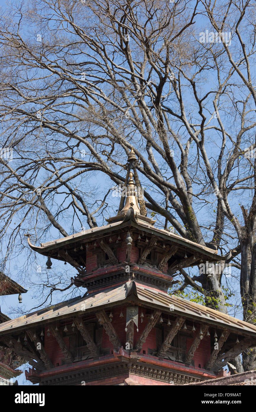 Le Katmandou Durbar Square, au Népal Banque D'Images