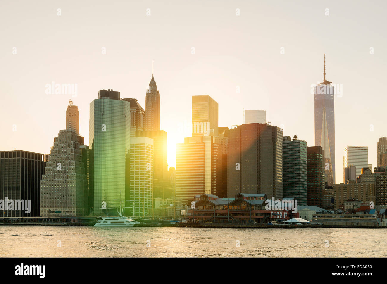 Toits de New York Banque D'Images