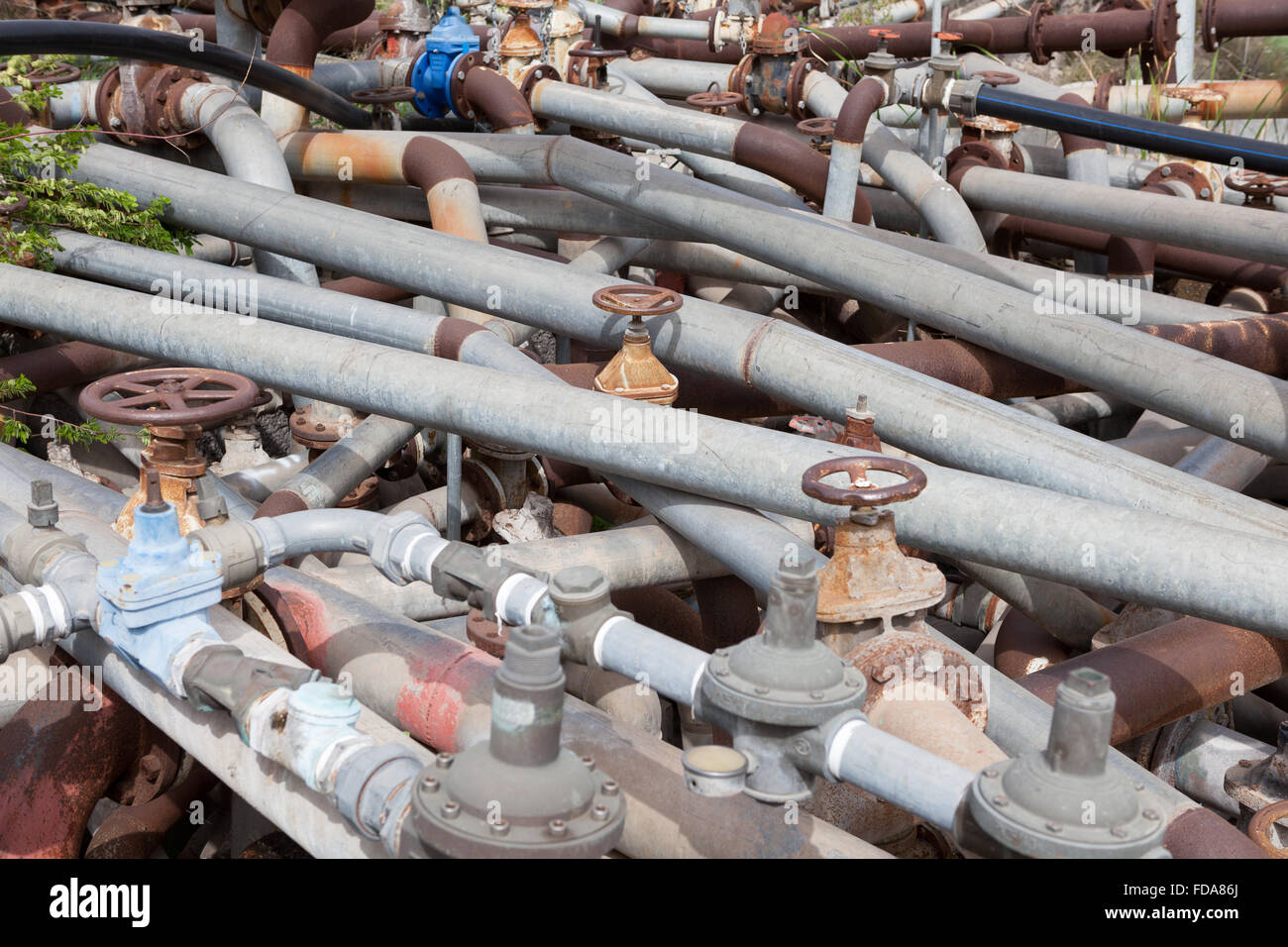 Les pipelines. Adeje, Espagne. Banque D'Images