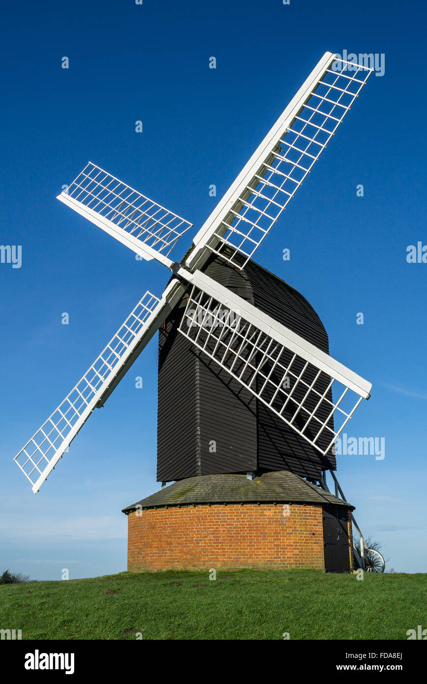 Brill moulin est un des plus anciens et précieux post mills au Royaume-Uni.  Situé sur Brill Hill dans le Buckinghamshire UK Photo Stock - Alamy