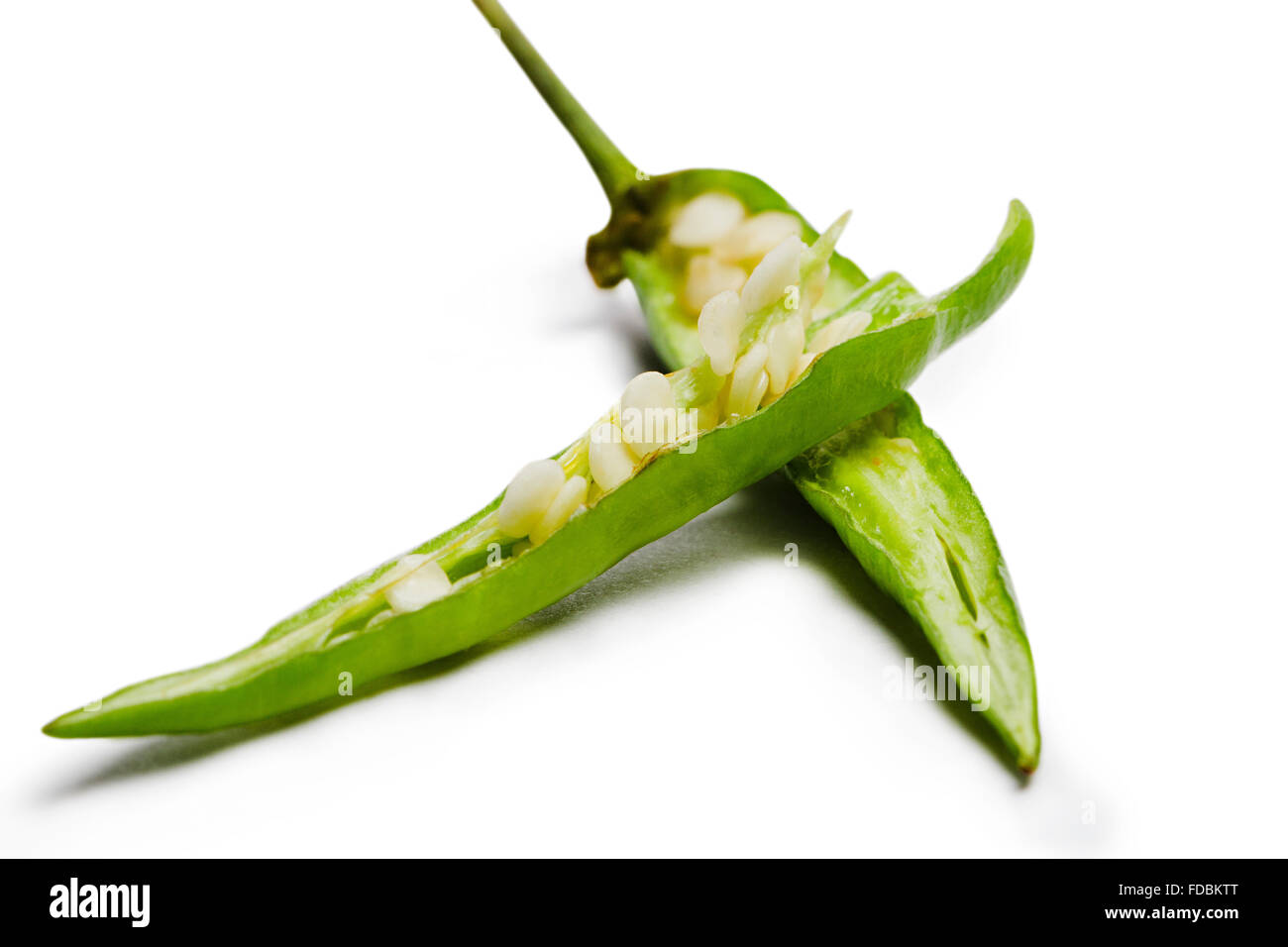 Personne ne la semence fraîche vert Banque D'Images