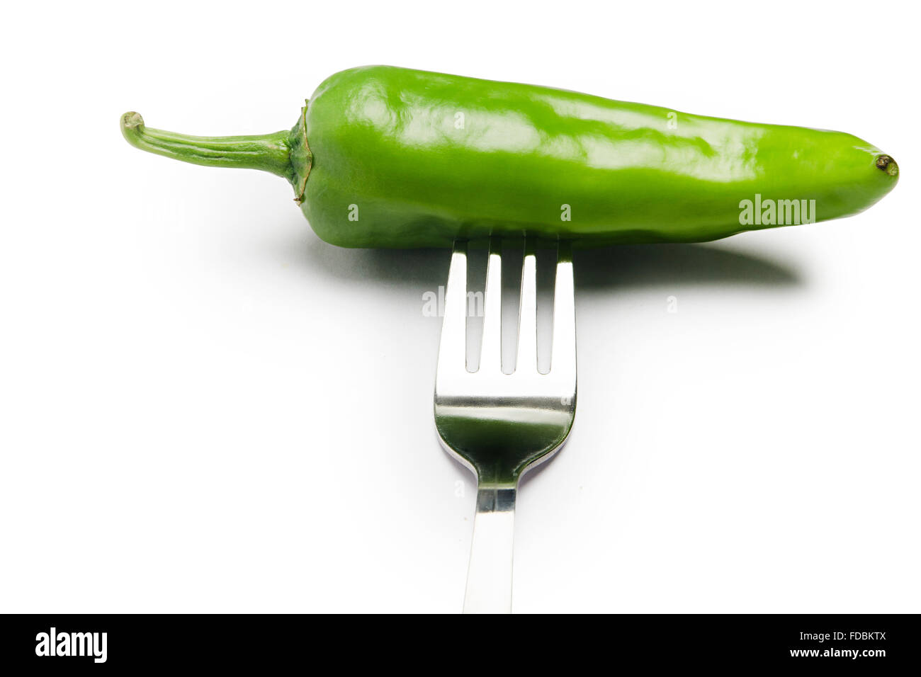 Personne ne bloque fourche frisquet Banque D'Images