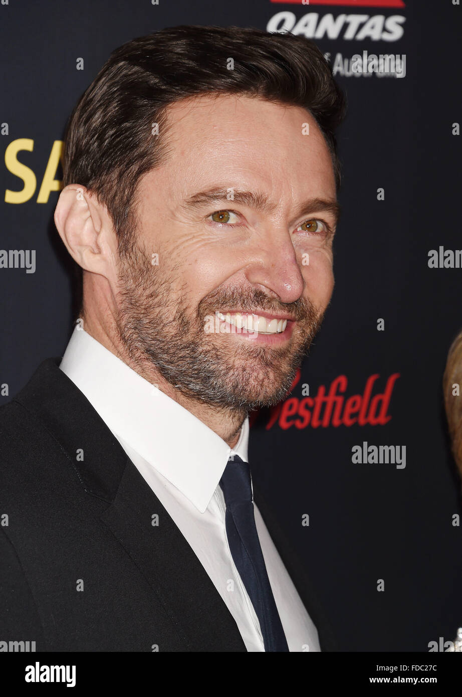 L'acteur australien Hugh Jackman en janvier 2016. Photo Jeffrey Mayer Banque D'Images