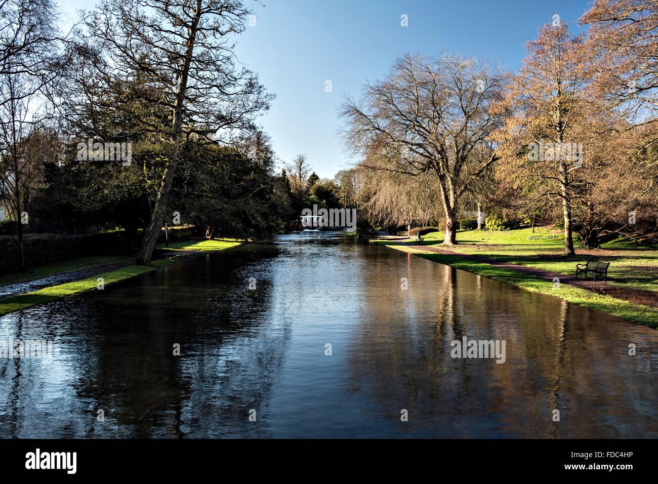 Abbaye Kearsney parcs nationaux. Banque D'Images