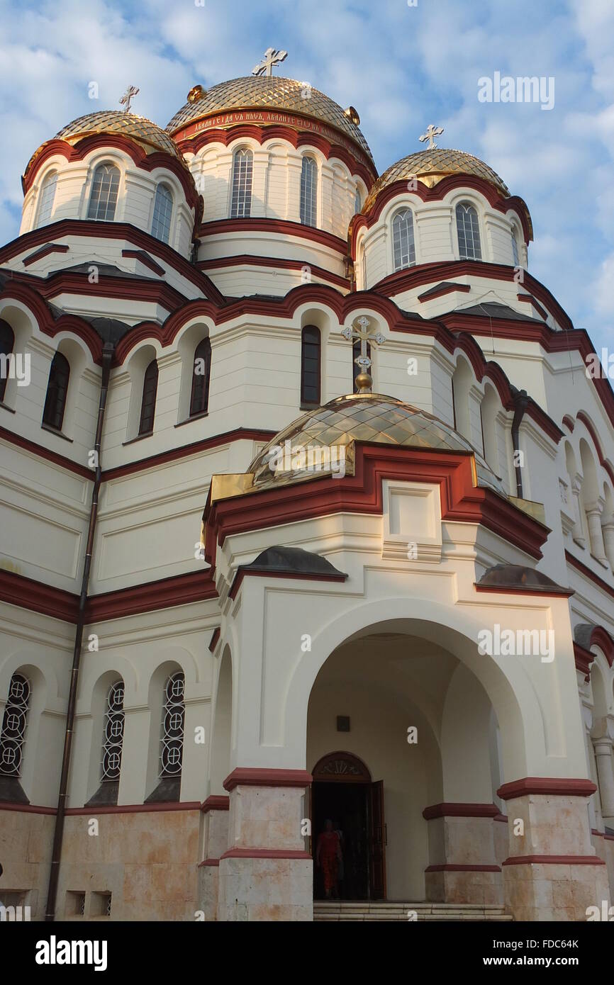 Les dômes de l'église en Russie. Banque D'Images