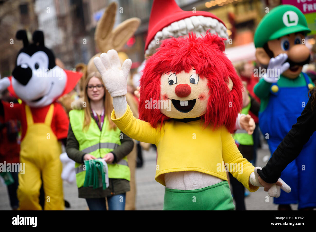 Nuremberg Allemagne Jan 30 2016 La Mascotte De Pumuckl M nuremberg-allemagne-jan-30-2016-la-mascotte-de-pumuckl-m