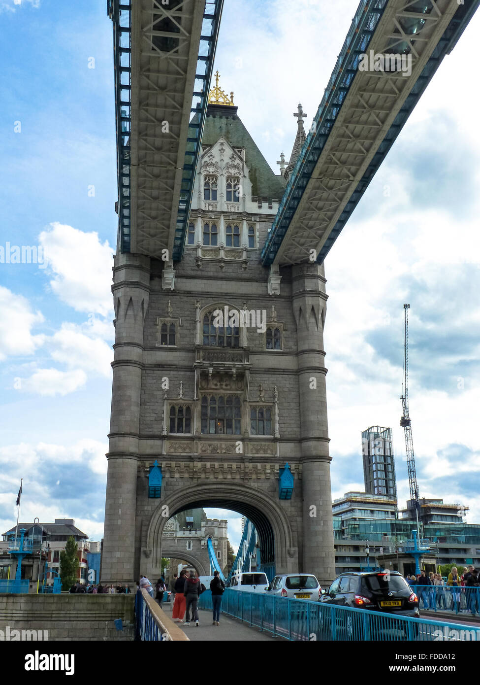 Le Tower Bridge à Londres, Royaume-Uni Banque D'Images