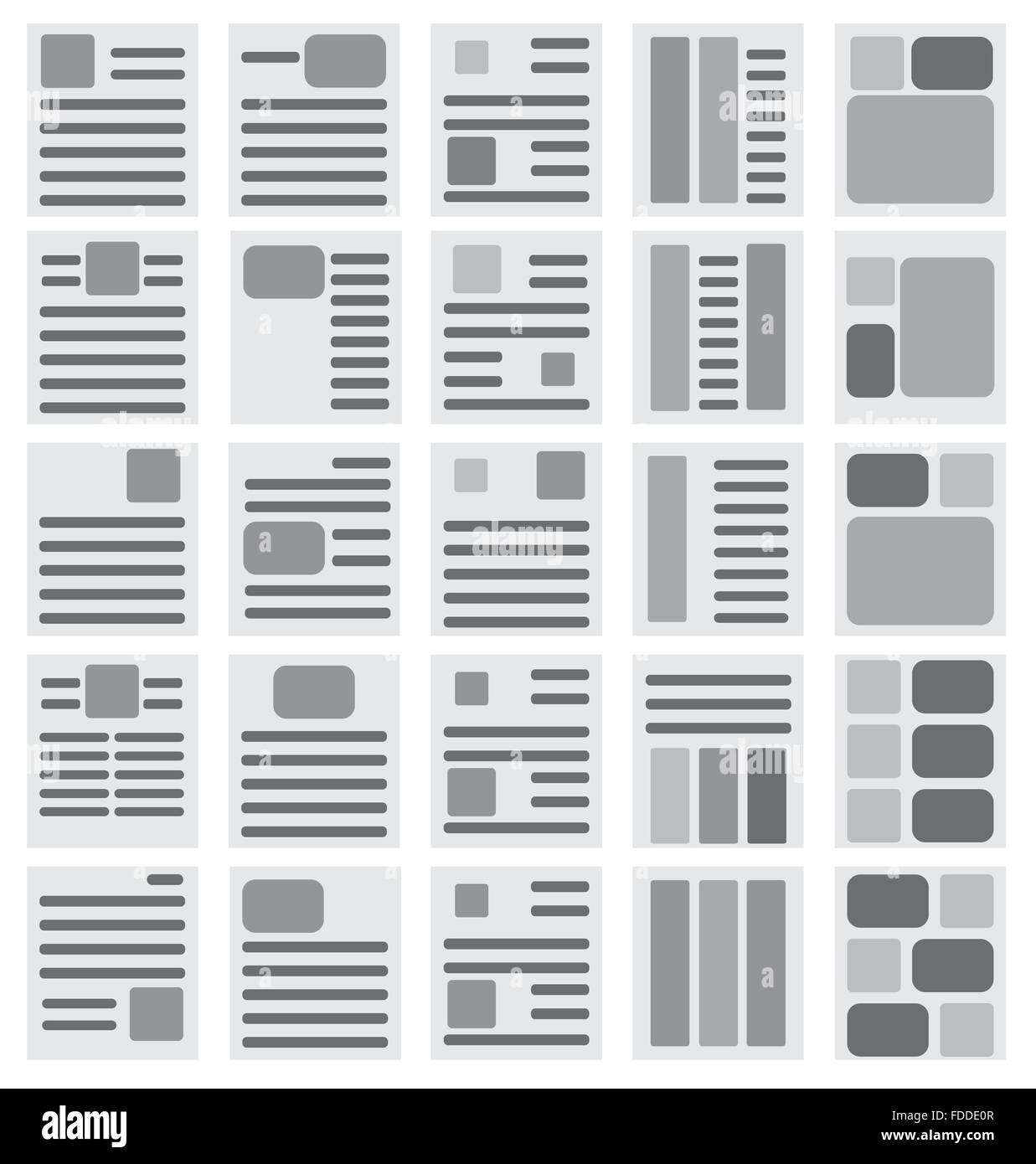 Les modèles de Brochure Illustration de Vecteur