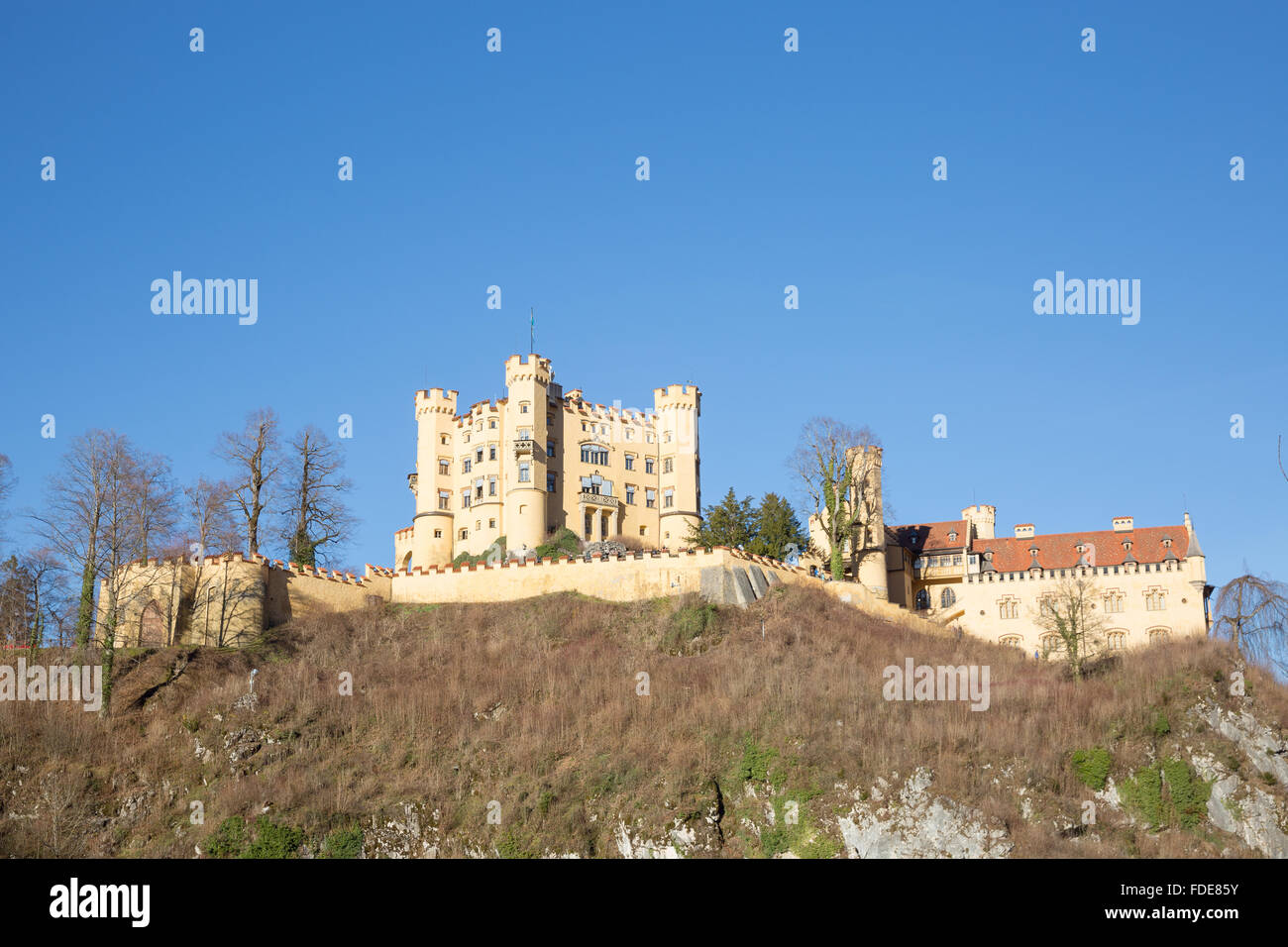 Schloss Hohenschwangau bei Füssen, Deutschland (Allemagne) Banque D'Images