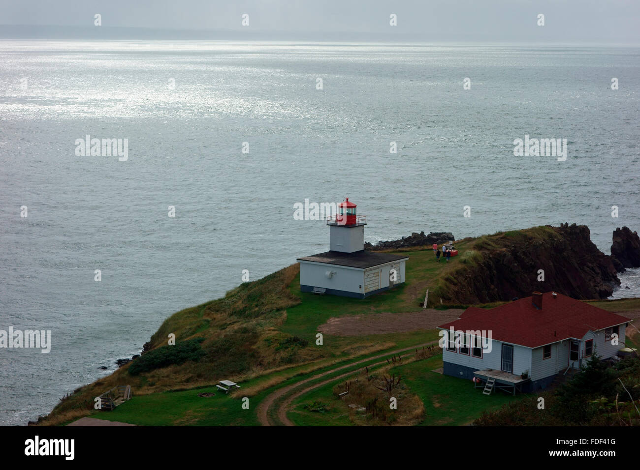 Cape d'Or est un promontoire situé près de préconiser, en Nouvelle-Écosse sur la côte de la baie de Fundy de la province canadienne de la Nouvelle-Écosse. Banque D'Images