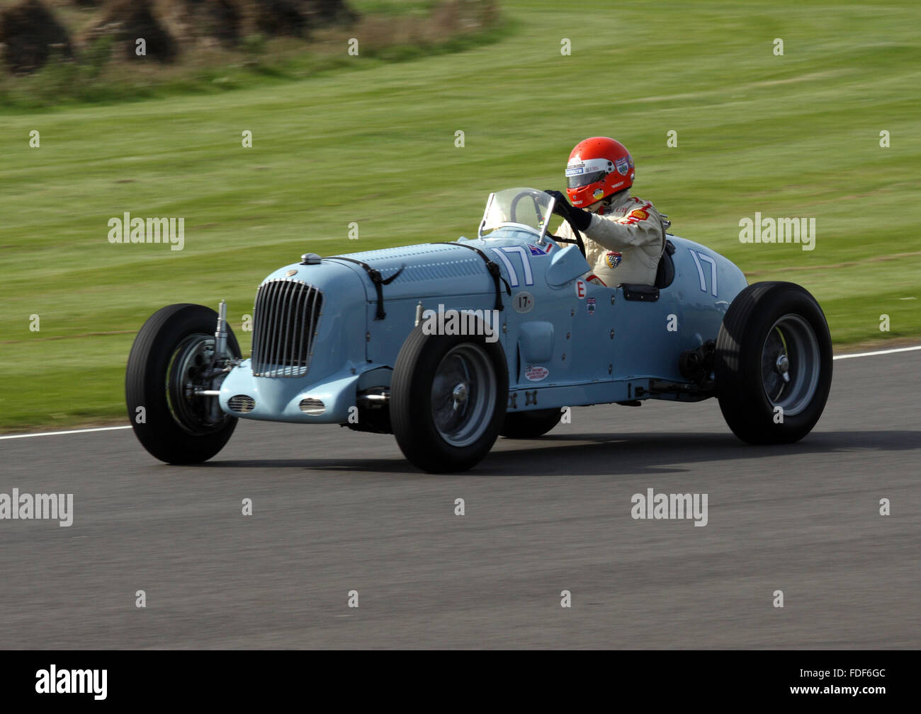 Parnell-MG racing à Goodwood Revival 2015, Goodwood Trophy. Banque D'Images