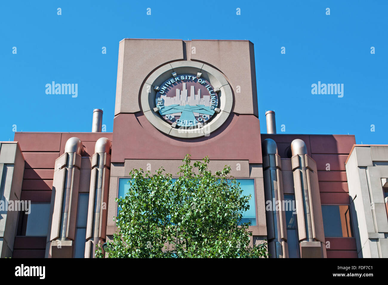 Chicago, Illinois, États-Unis d'Amérique : l'Université de l'Illinois à Chicago situé dans l'Illinois Medical District Banque D'Images