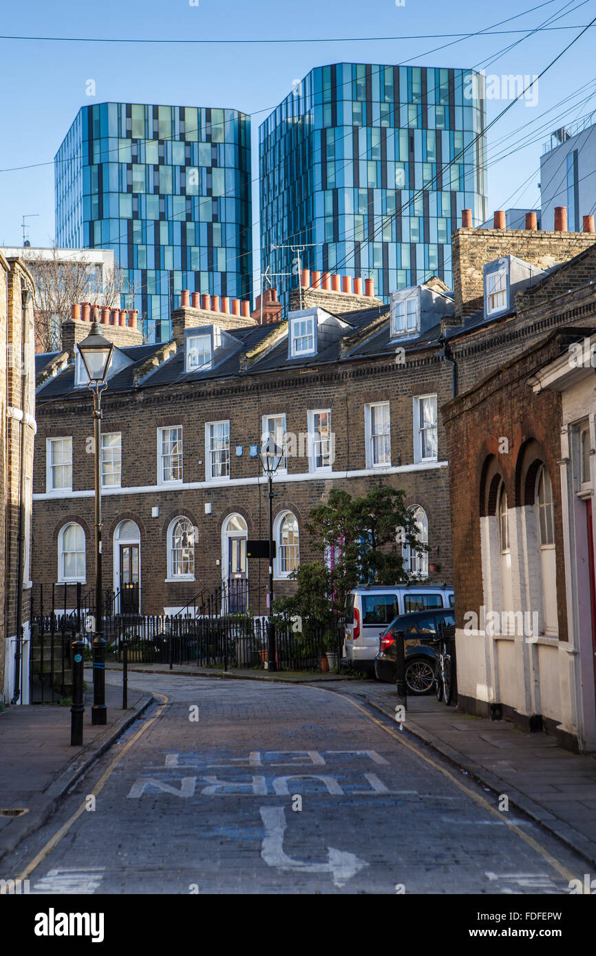 Vieux et nouveaux Kings Cross, London Banque D'Images