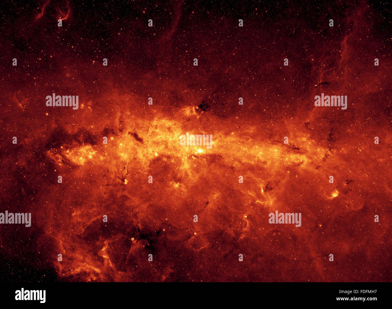 Image NASA de Milky Way Banque D'Images