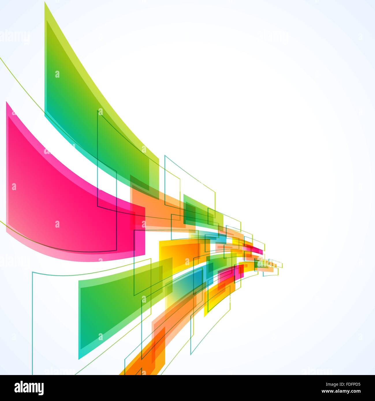 Résumé fond transparent avec des formes ondulant. vector Illustration de Vecteur