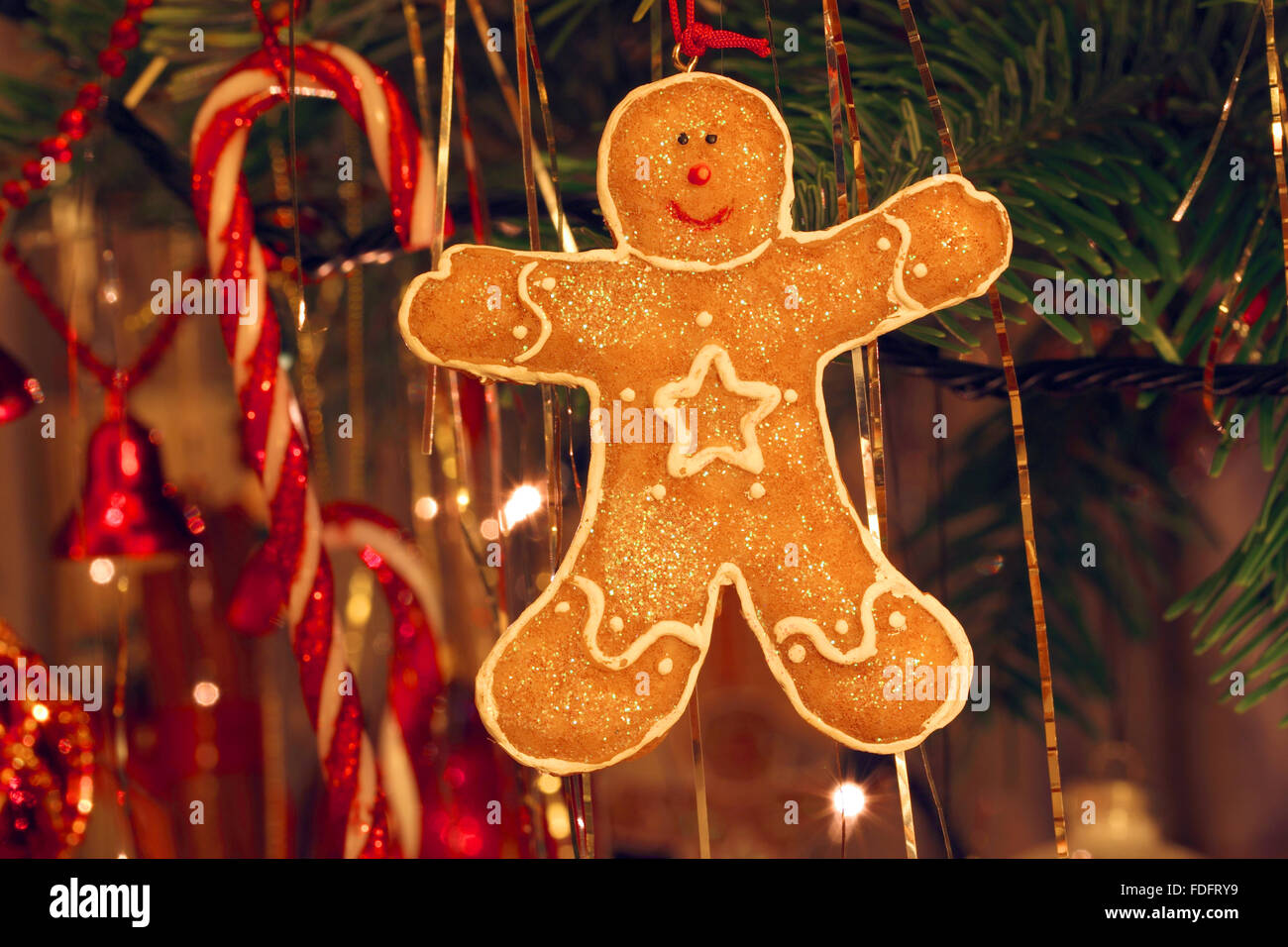 homme de pain d’épice Banque D'Images