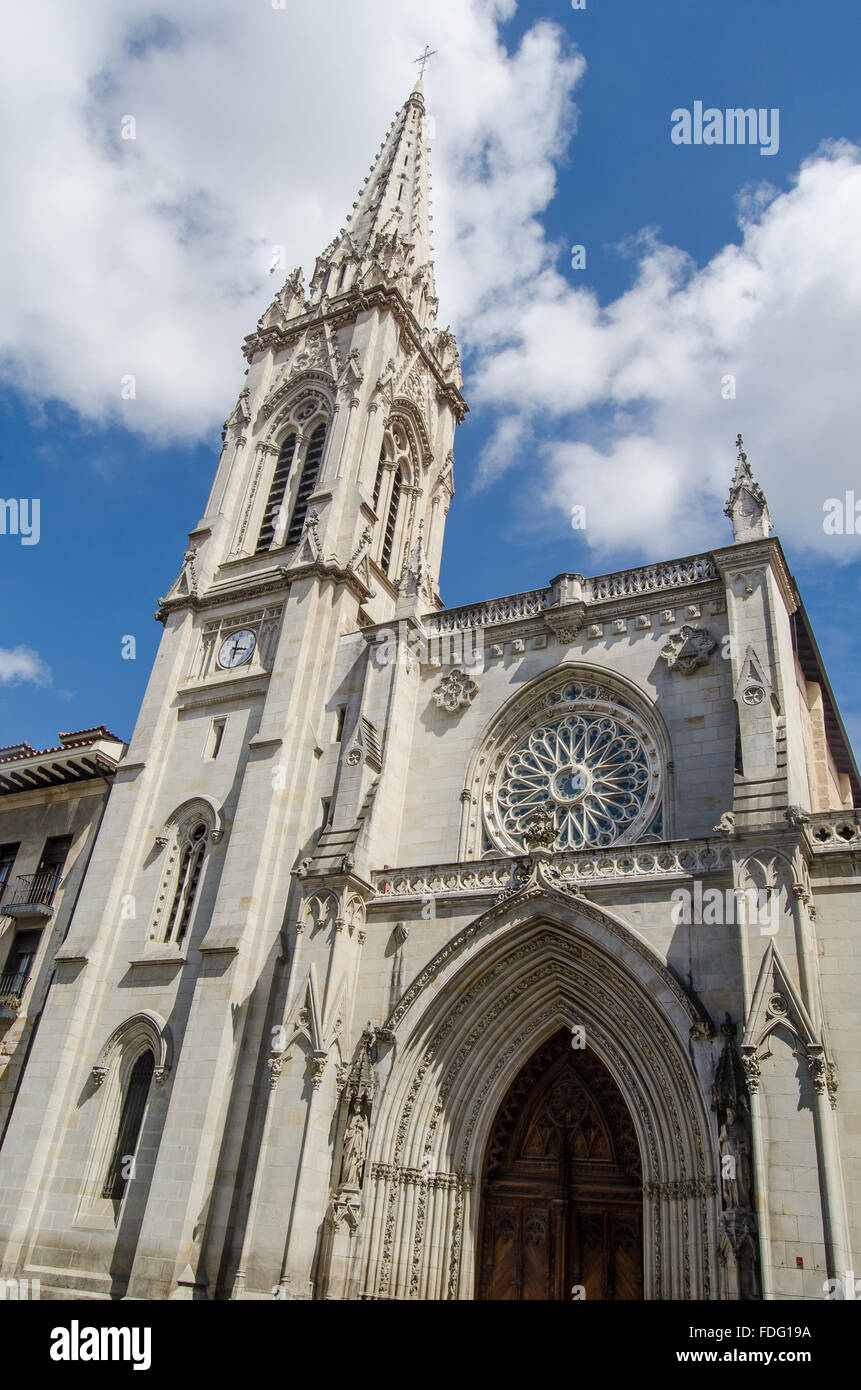 La Cathédrale de Bilbao. Pais Basque. Espagne Banque D'Images