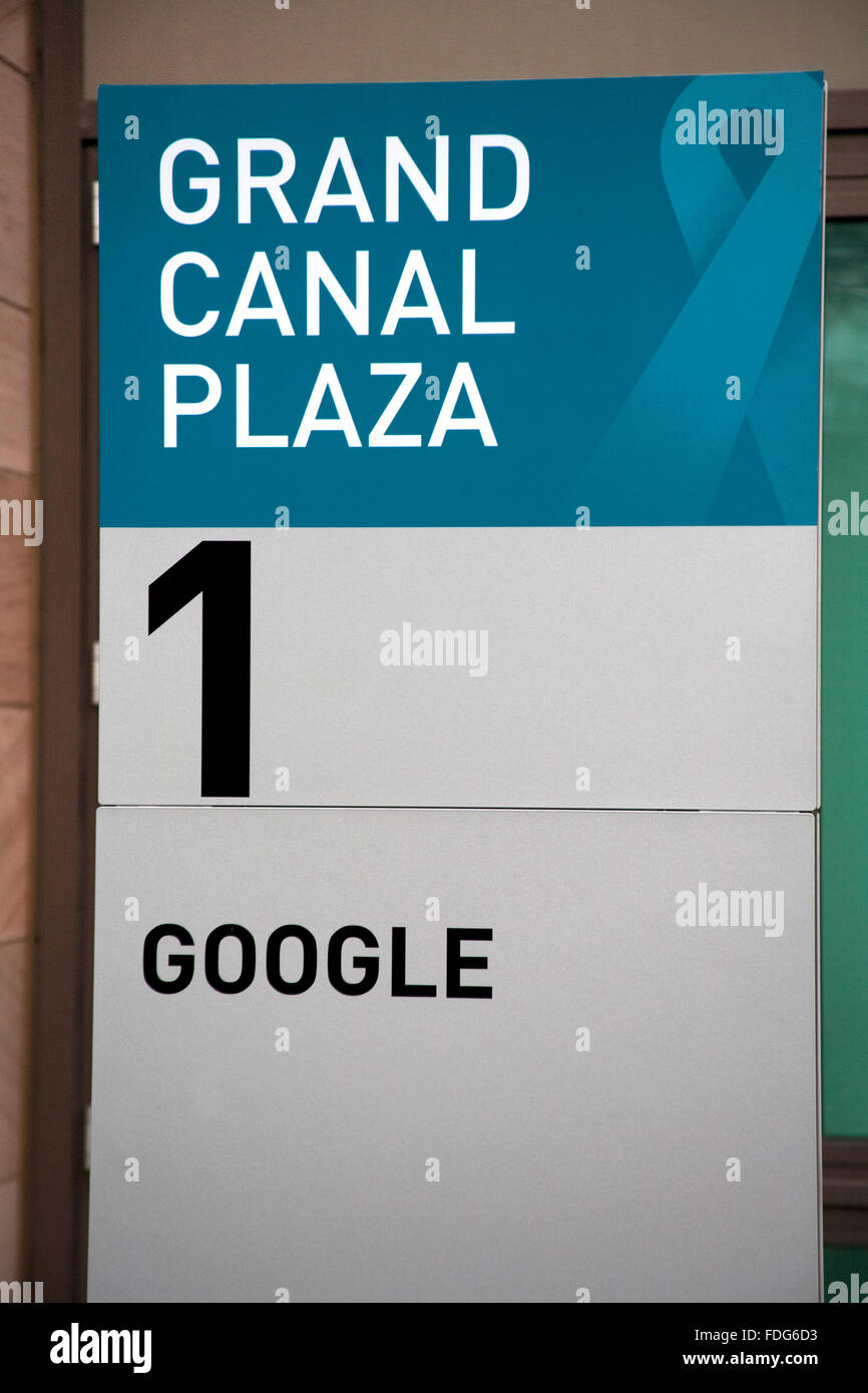 Les bureaux de Google Dublin Ireland Banque D'Images