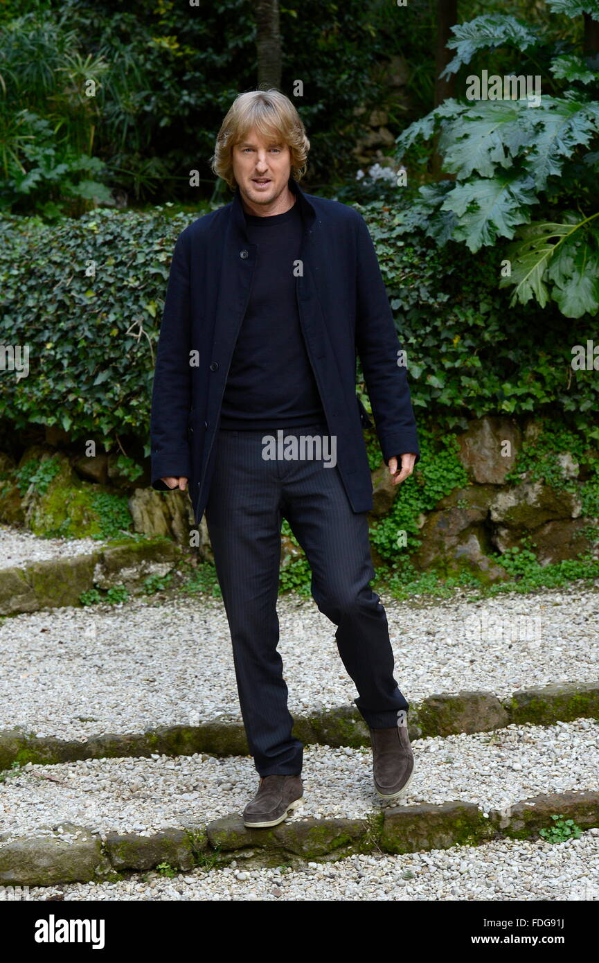 Rome, Italie. Jan 30, 2016. Owen Wilson assiste à la premiere nuit Fan-Tastic Zoolander, Rome, Italie 30/01/2016 : dpa Crédit photo alliance/Alamy Live News Banque D'Images