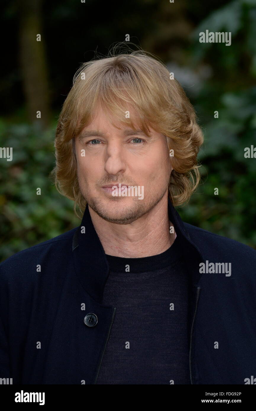 Rome, Italie. Jan 30, 2016. Owen Wilson assiste à la premiere nuit Fan-Tastic Zoolander, Rome, Italie 30/01/2016 : dpa Crédit photo alliance/Alamy Live News Banque D'Images