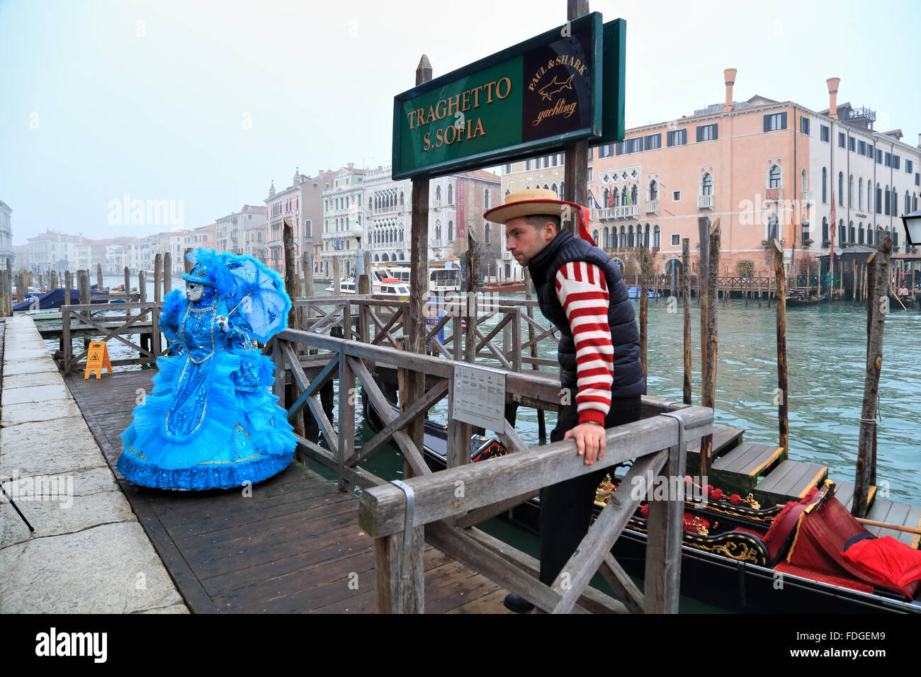 Carnevale di Venezia - Carnaval de Venise 2016 Banque D'Images