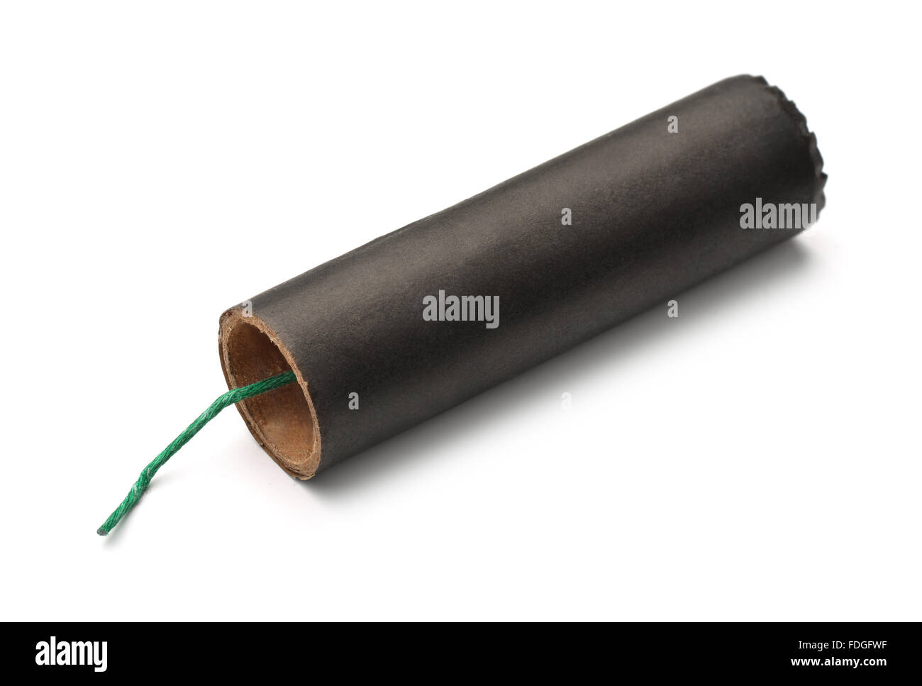 Firecraker isolated on white Banque D'Images