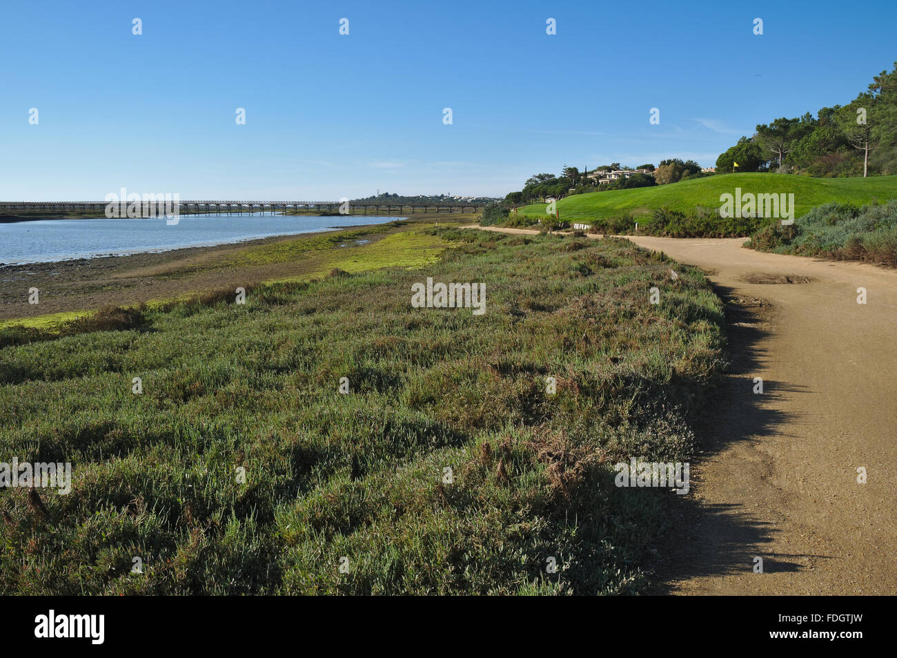 Golf de Ria Formosa et à Quinta do Lago, Algarve, Portugal Banque D'Images