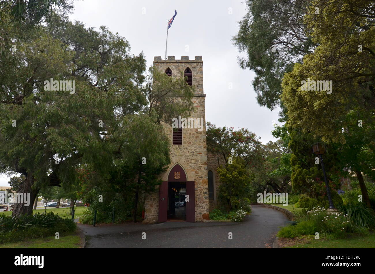 St John's Anglican Church, rue York, Albany. Plus ancienne église de l'ouest de l'Australie Banque D'Images