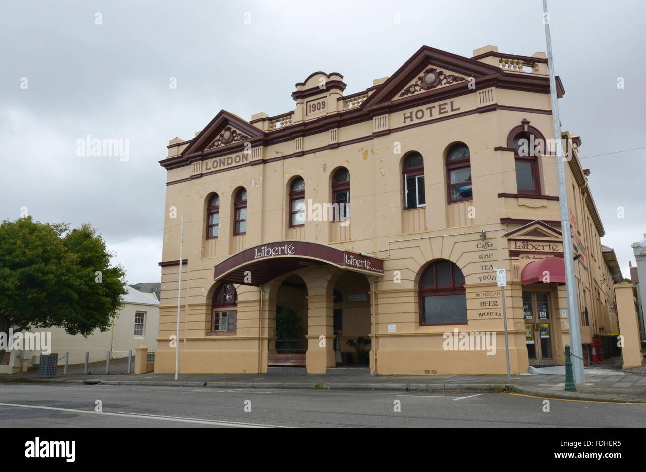 London Hotel sur Stirling Terrasse, Albany, dans l'ouest de l'Australie Banque D'Images