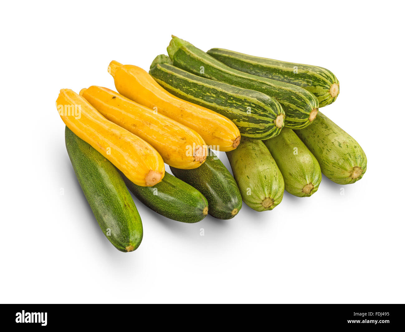 Courgettes sur blanc Banque de photographies et d’images à haute ...