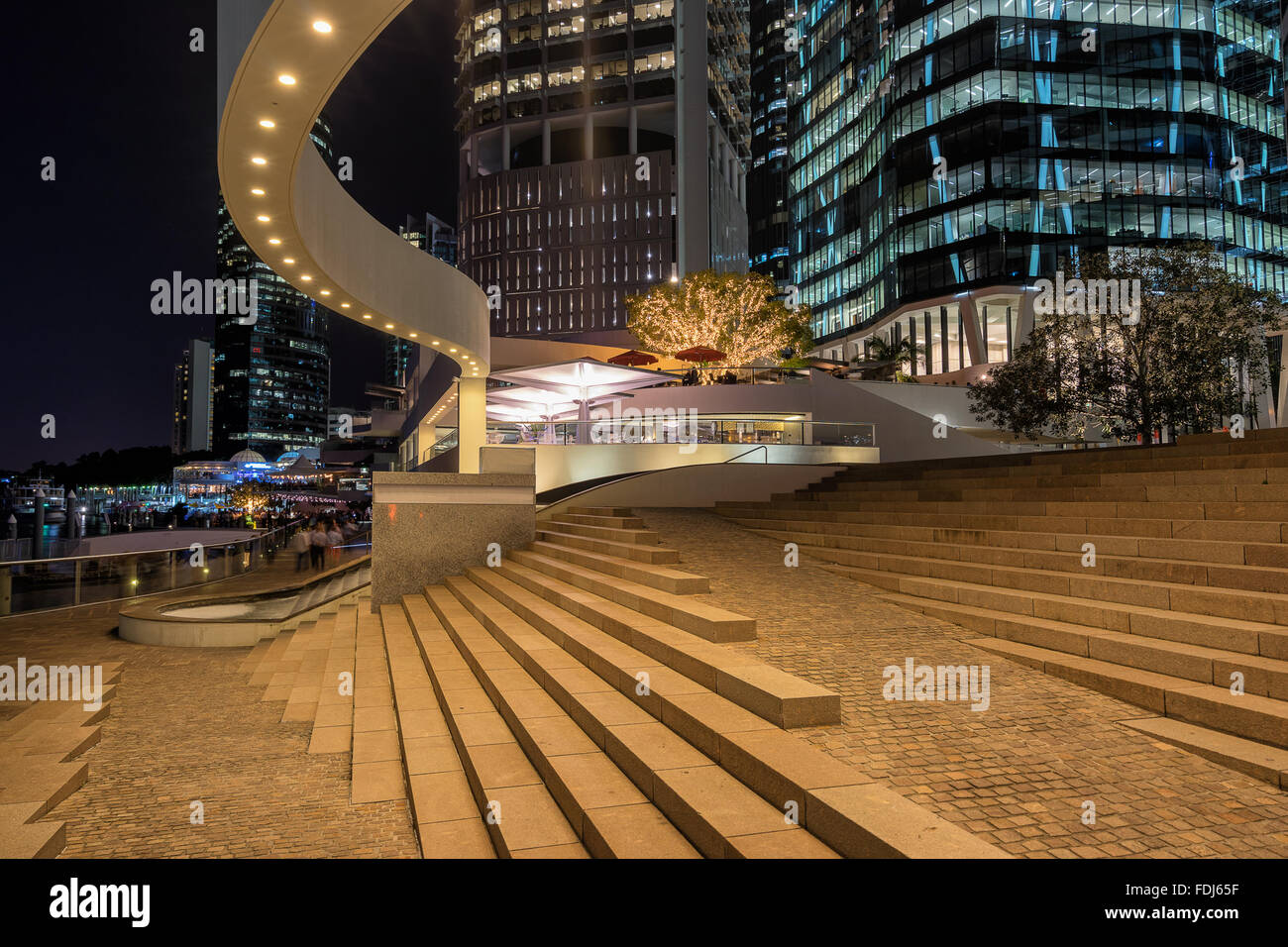 Bribane riverwalk Banque D'Images