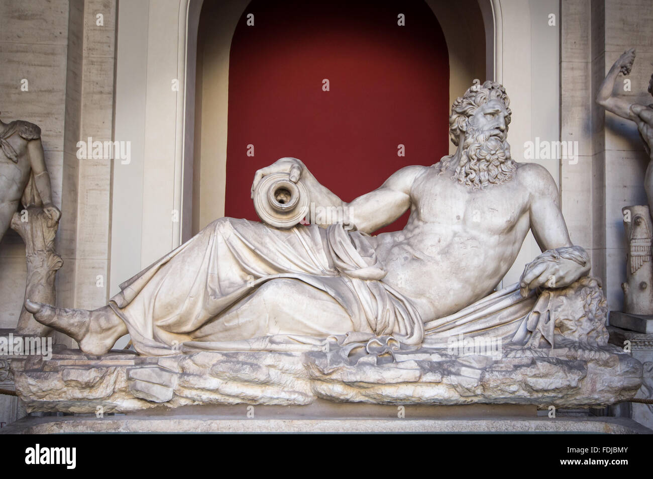 En statue de Zeus Banque D'Images
