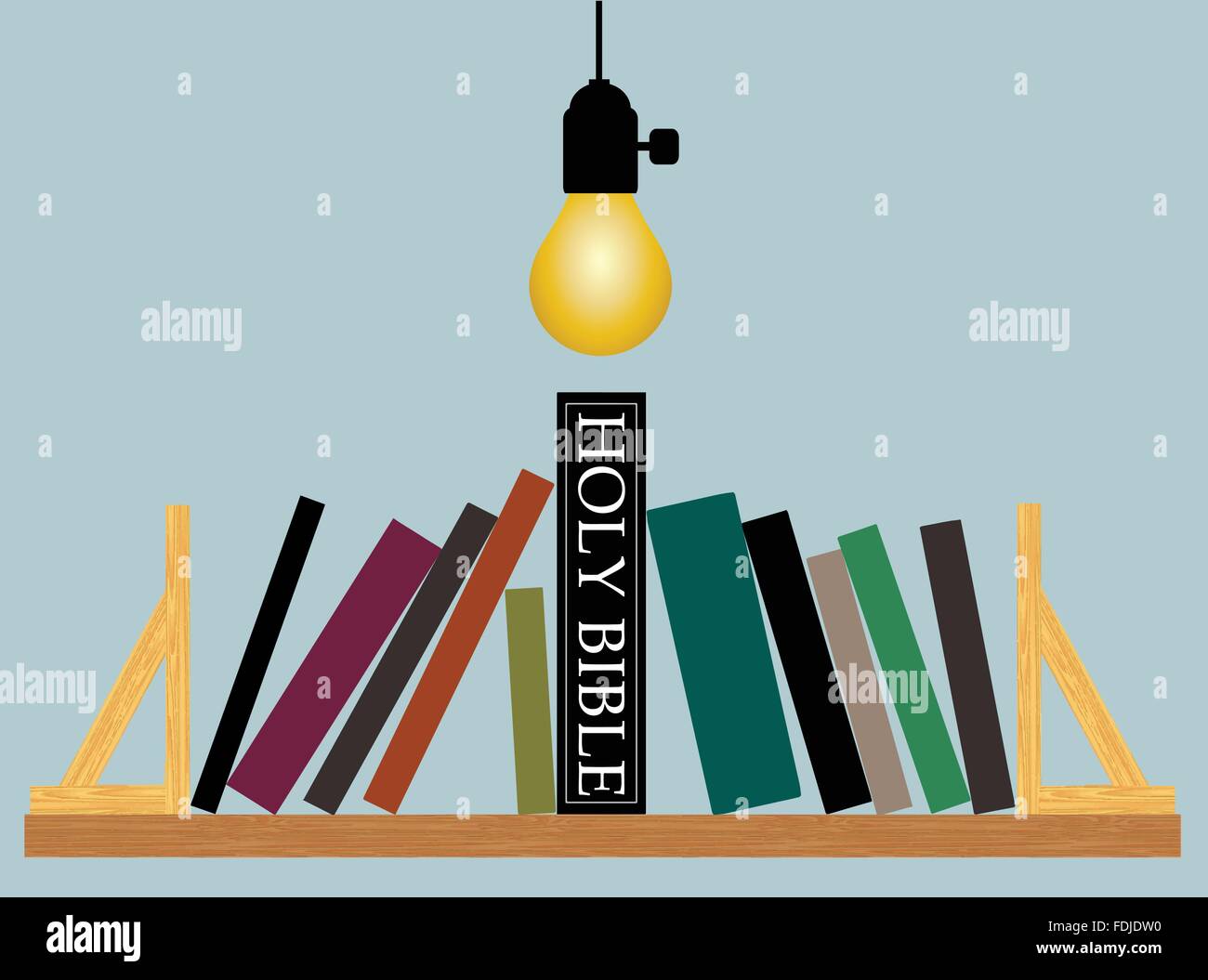 La Sainte Bible - Roi de tous les livres Illustration de Vecteur