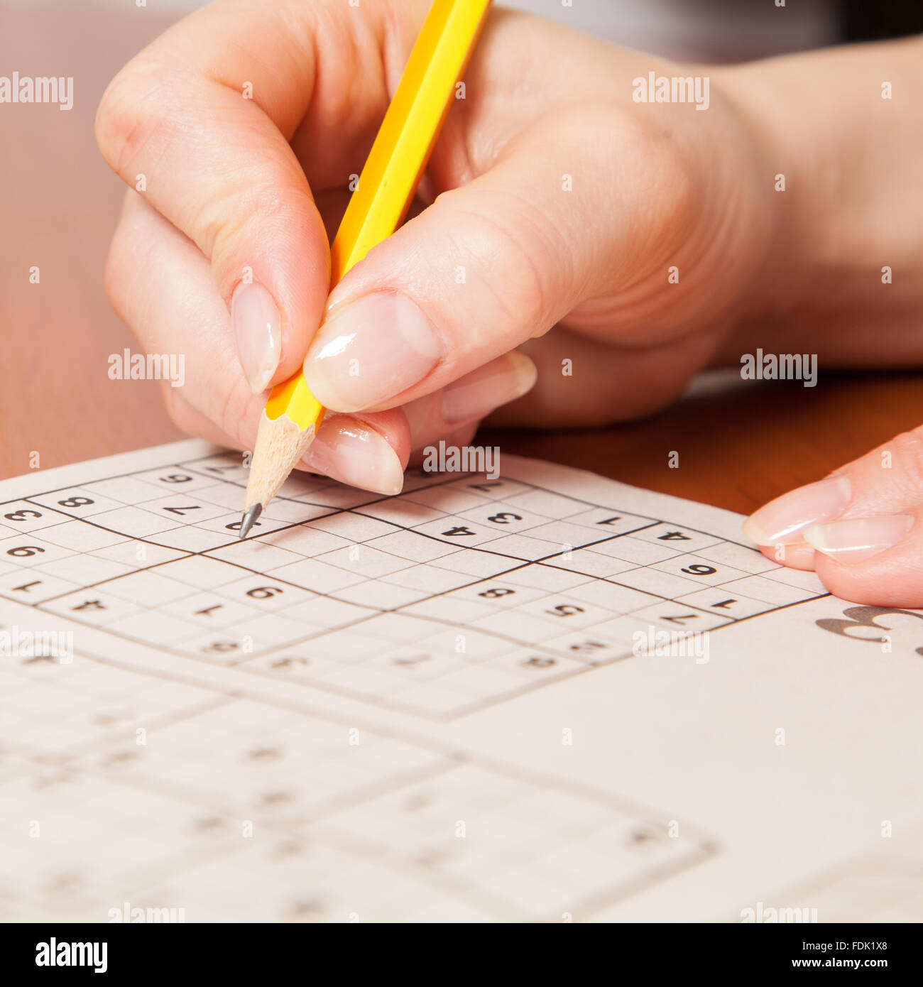 Sudoku Banque D'Images