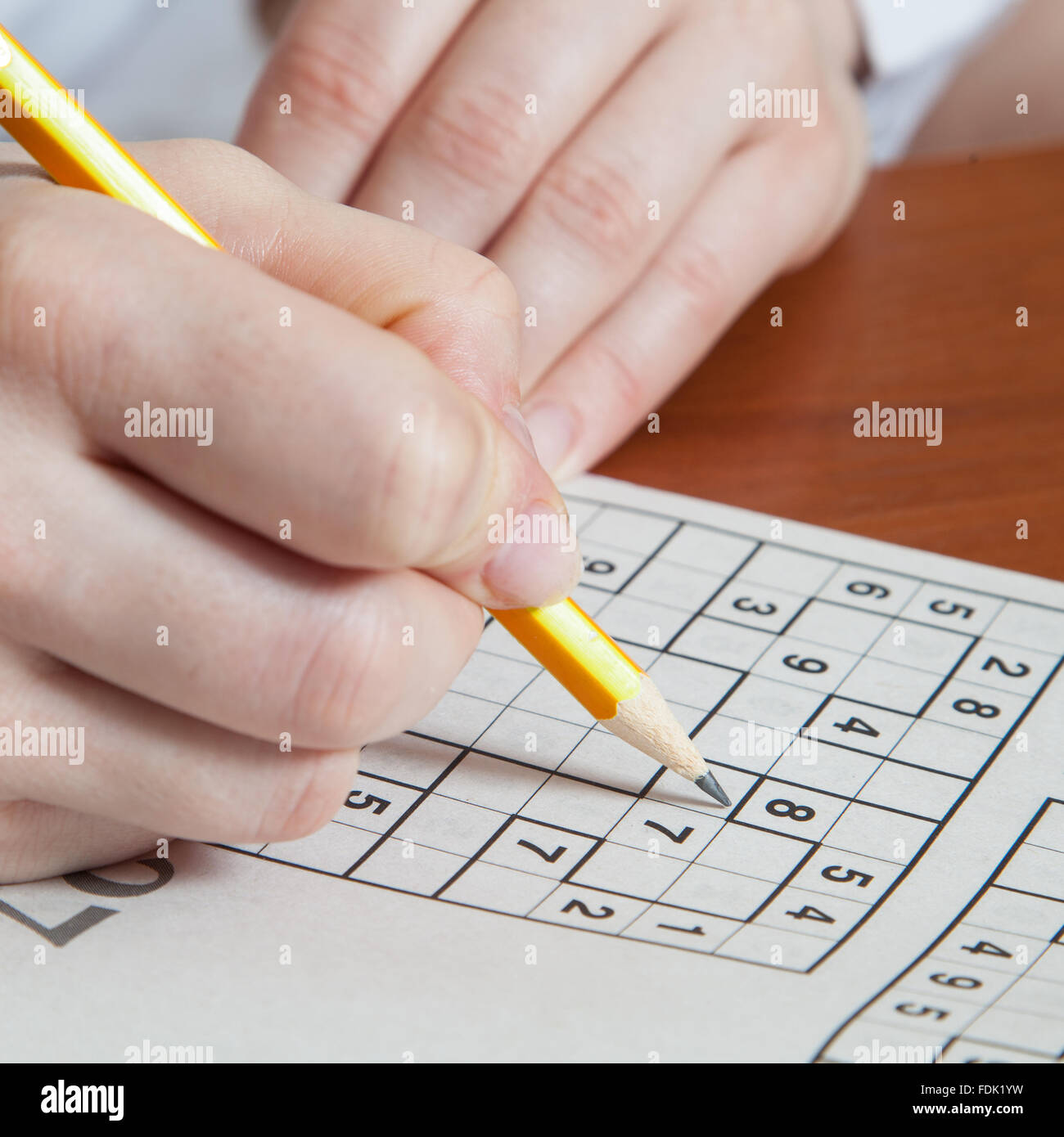 Sudoku Banque D'Images