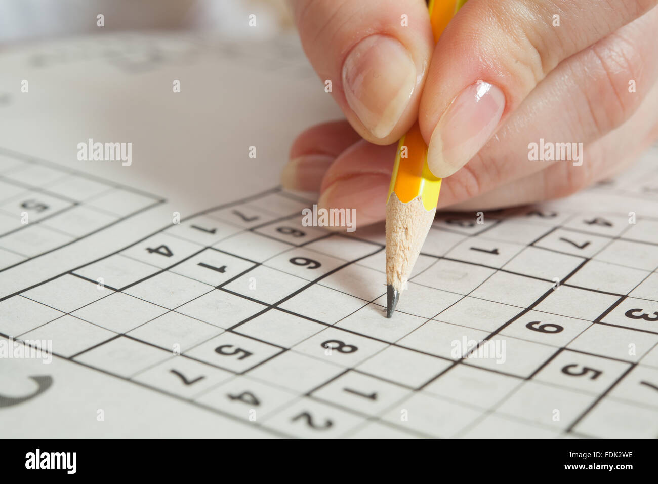 Sudoku Banque D'Images