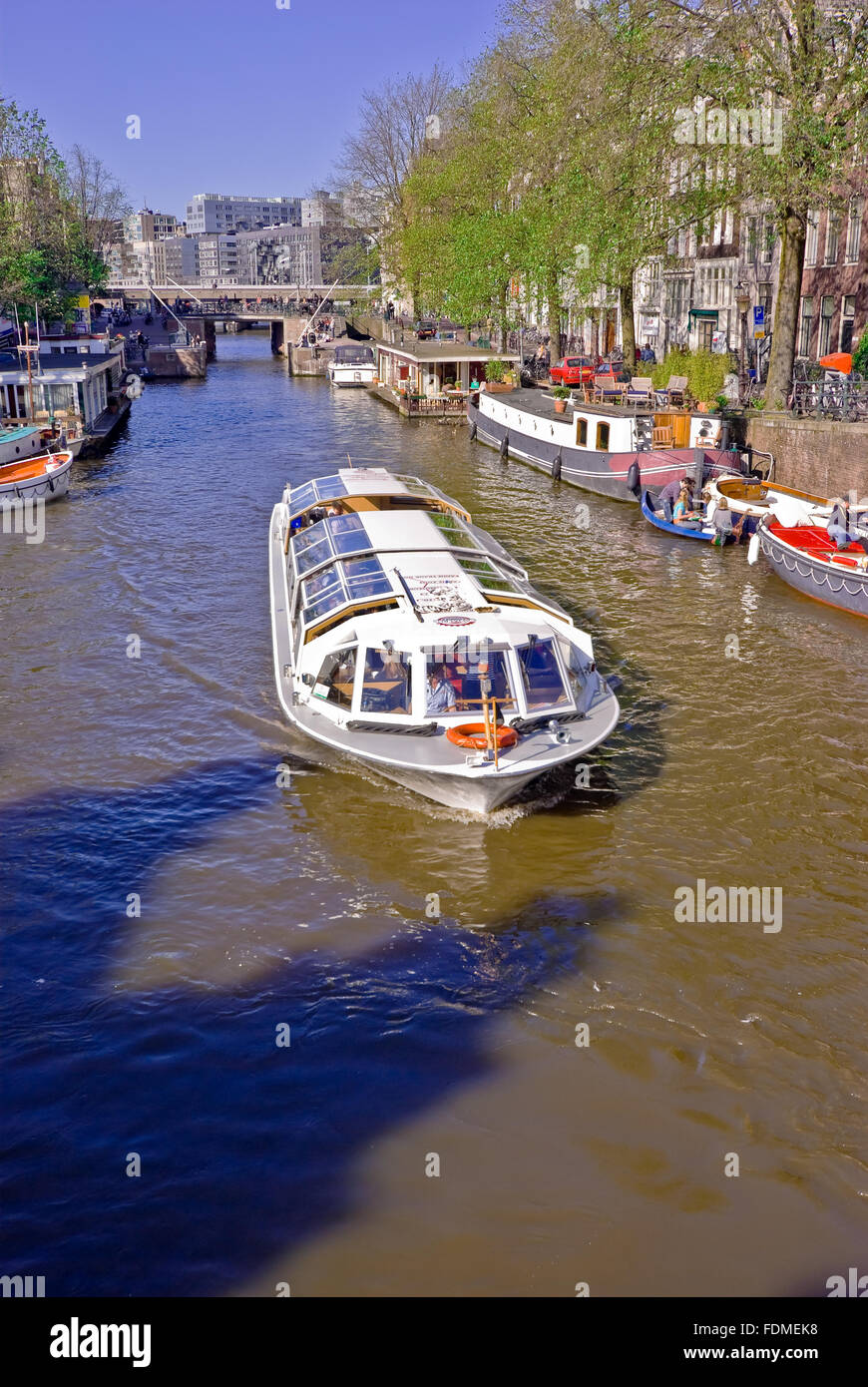 Excursion en bateau,gracht Banque D'Images