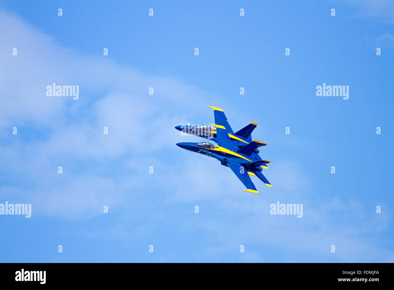 Les Blue Angels de la marine plus de Baltimore, Maryland Banque D'Images