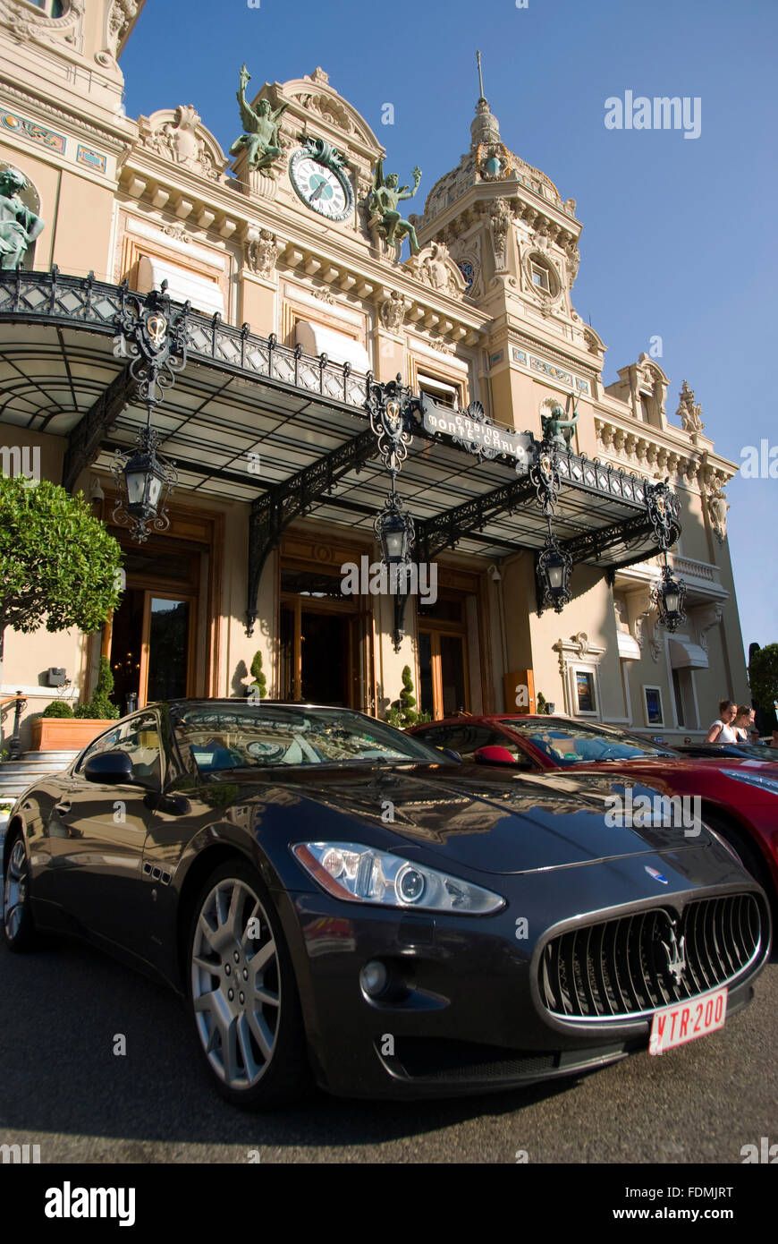 Avant de la célèbre Grand Casino de Monte Carlo, Monaco Banque D'Images