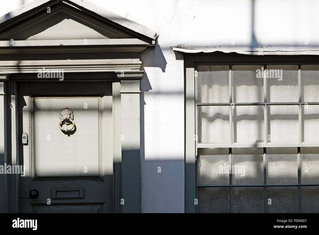 Town House UK Suffolk Woodbridge Banque D'Images