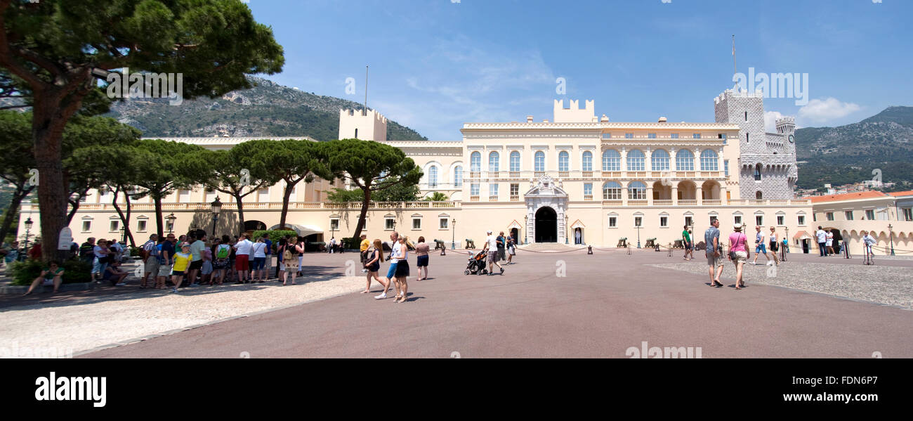 Palais Princier de Monaco Banque D'Images