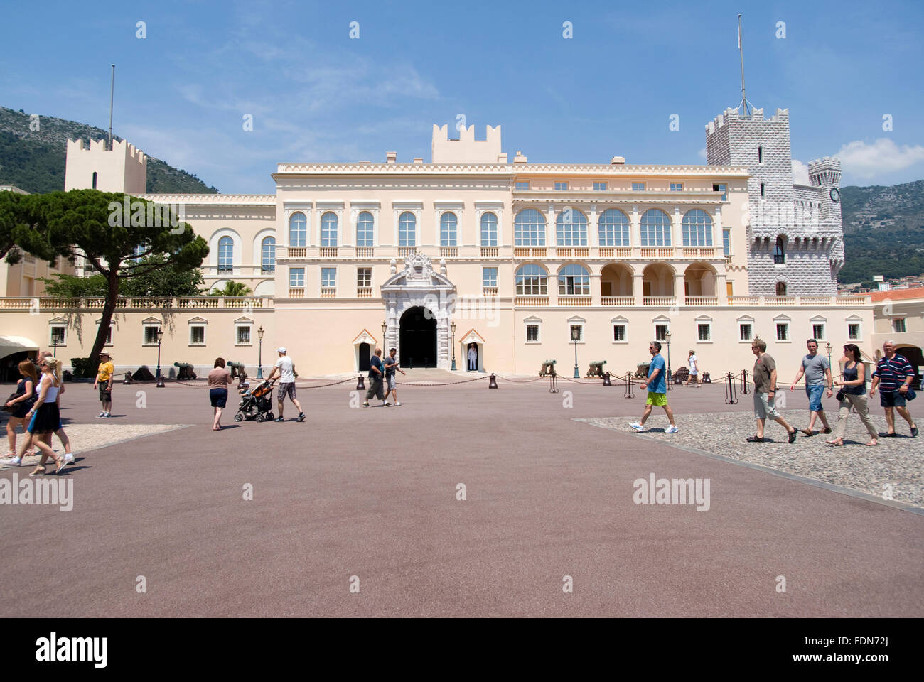 Palais Princier de Monaco Banque D'Images