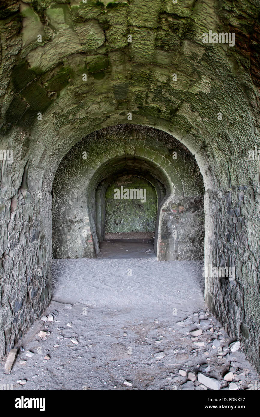 Arches, four à chaux, Holy Island, Angleterre, Royaume-Uni Banque D'Images