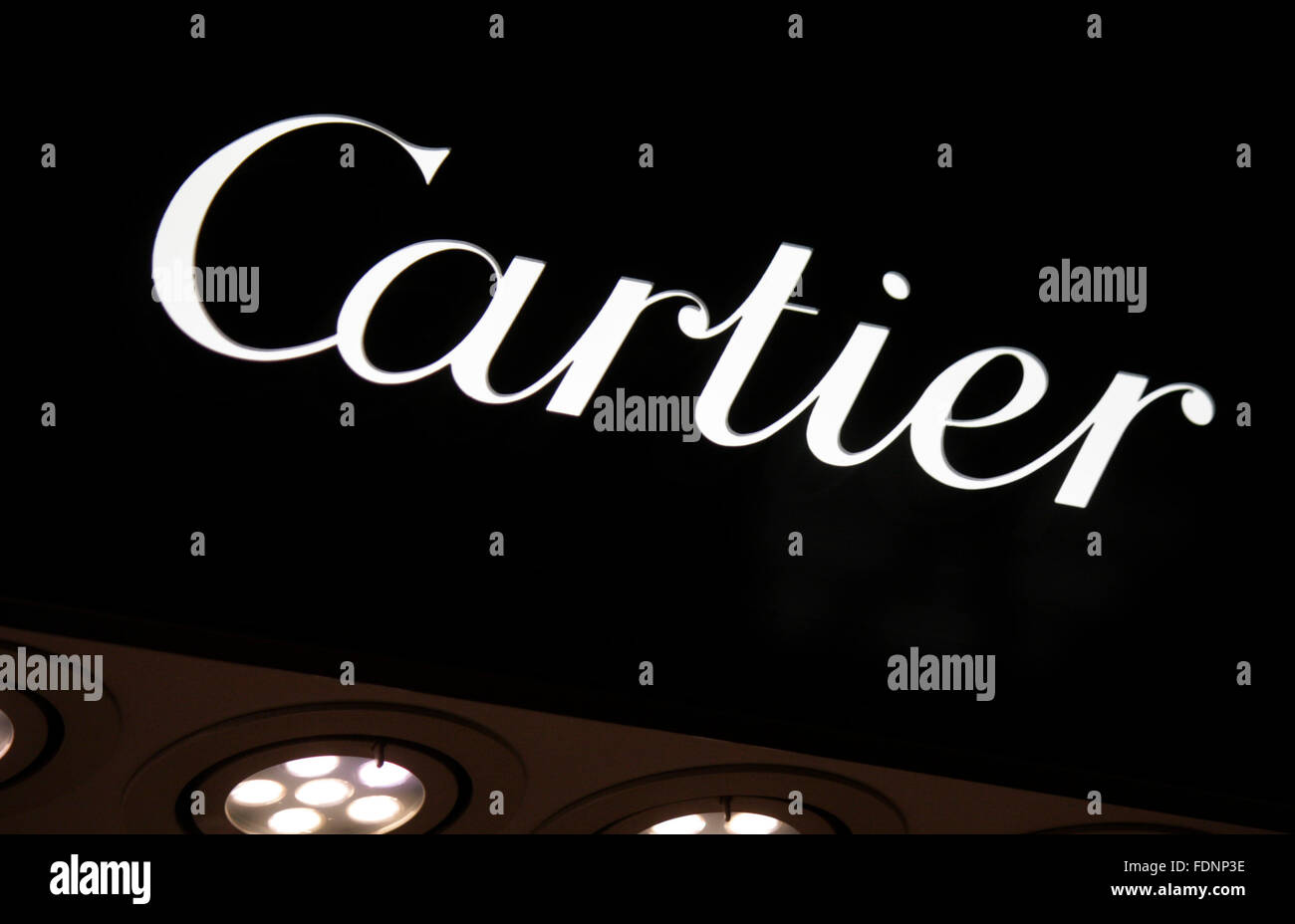 Markenname : 'Cartier', Berlin. Banque D'Images