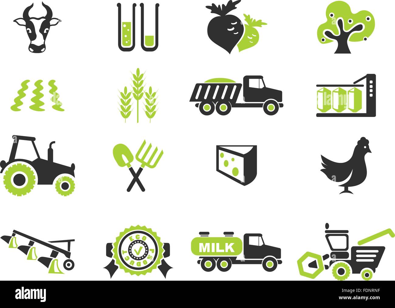 L'icône de l'agriculture Illustration de Vecteur
