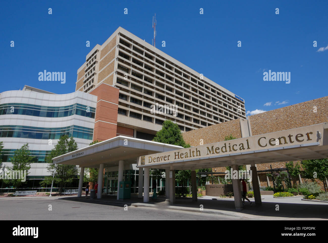 Denver Health Medical Center d'un grand hôpital public à Denver, Colorado Banque D'Images