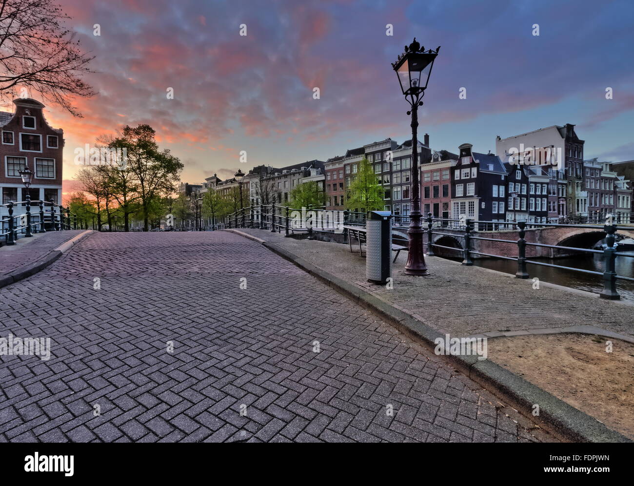 Pont, Amsterdam Banque D'Images