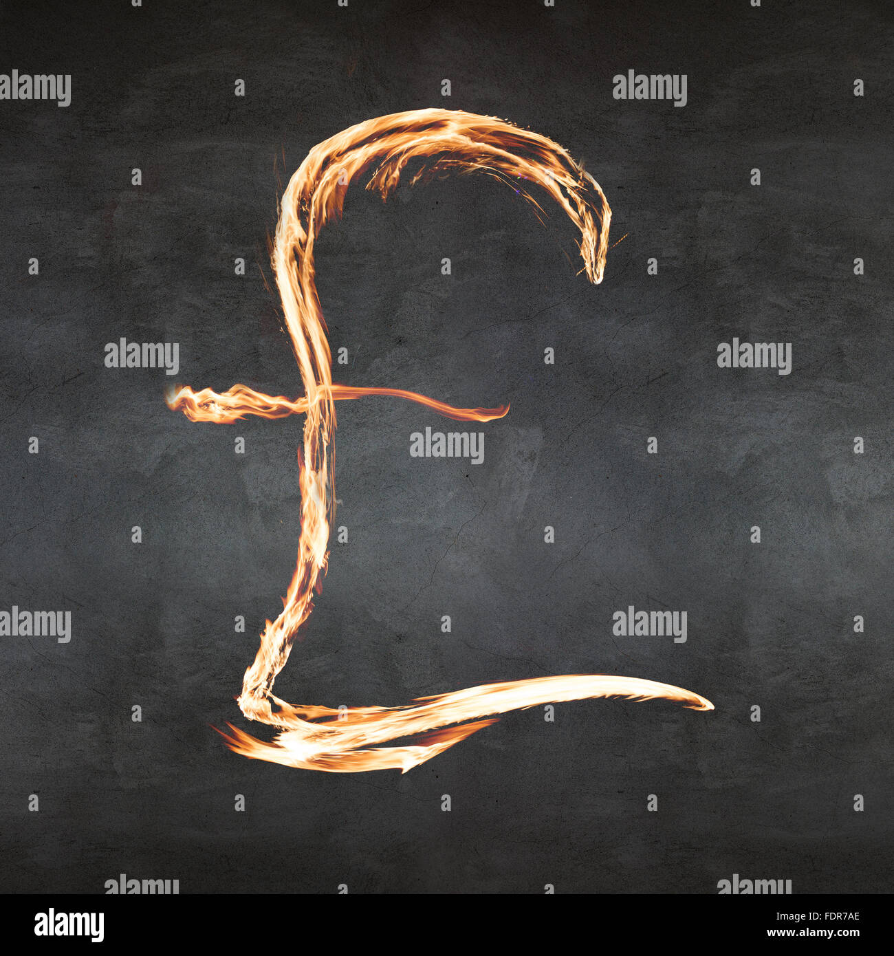 Symbole de la livre sterling Banque D'Images