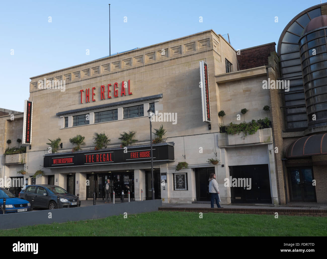 L'ancien cinéma Regal à Gloucester Banque D'Images