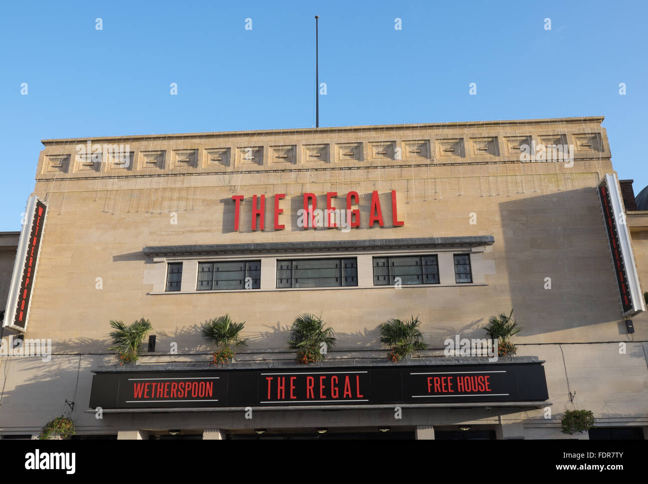 L'ancien cinéma Regal à Gloucester Banque D'Images